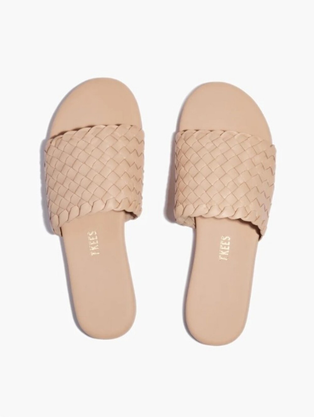 Tkees Betty Slide Sandal Leather Rose Color